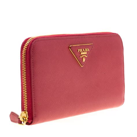 prada saffiano wallet purse|prada zipper wallet.